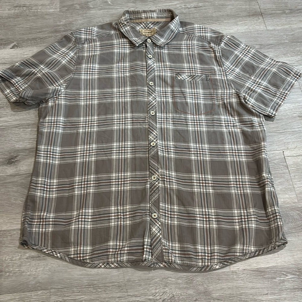 Jeremiah Men’s Cotton Short Sleeve Button Down Shirt Sz XL